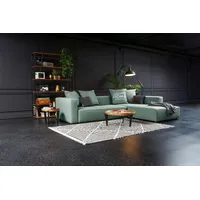 Tom Tailor HOME Ecksofa »HEAVEN CASUAL M«, aus der COLORS COLLECTION, wahlweise mit Bettfunktion & Bettkasten grün