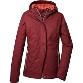 KILLTEC Damen Funktionsjacke/Outdoorjacke mit Kapuze KOS 68 WMN JCKT, weinrot, 44,