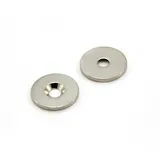Counterunk Steel Disc Für Die Verwendung von Magneten, Hängegrafiken Oder Notizenboards - 20mm Durchmesser x 2mm Dickes x 4mm Loch - Packung von 200