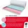 Fdm Topper 80x200 cm Matratzenauflage mit RavineBlue-Schaum 8 cm Schoner Visco H2 H4