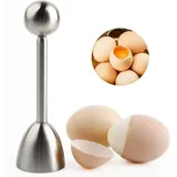 FELIXLEO Eierschneider 2er Set Eieröffner Edelstahl Eierköpfer Eierschneider Küche, (1-tlg)