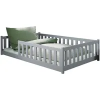 Kids Collective Kinderbett Bodenbett 120 x 200 cm Kiefer