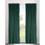 OTTO home Velvet Uni Multifunktionsband 140 x 245 cm dunkelgrün 2 St.