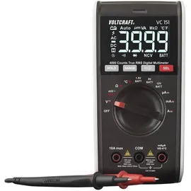 VOLTCRAFT VC151 Hand-Multimeter kalibriert (ISO) digital CAT III 600 V Anzeige (Counts): 4000
