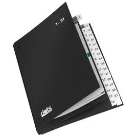 dot's homestyle pretzels dots Pultordner 1-31 SCHWARZ