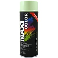 Maxi Color NEW QUALITY Sprühlack Lackspray Glanz 400ml Universelle spray Nitro-zellulose Farbe Sprühlack schnell trocknender Sprühfarbe (RAL 6019 weißgrün glänzend)