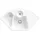 V&B Eckspüle Solo Eck m Abl.garn, Hand., st. white CeramicPlus