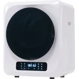 Merax Mini-Wäschetrockner Ablufttrockner mit UV-Sterilisation und LED-Display, Belüfteter Trockner mit Timer und 6 Programme, freistehend/hängen... - Weiß