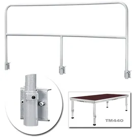 GUIL TMQ-02/440 Bühnengeländer 188cm Aluminiumversion