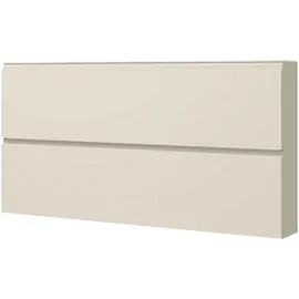 MODERANO XL-Hängeschuhschrank 160 x 81 x 22 cm beige / beige