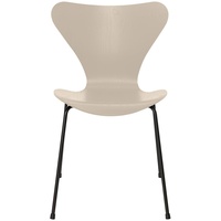 Fritz Hansen - Serie 7 Stuhl, schwarz / Esche light beige gefärbt