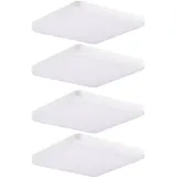 ETC Shop LED Decken Panel 4er Set quadratisch weiß