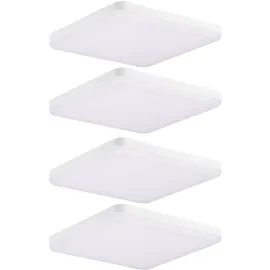 ETC Shop LED Decken Panel 4er Set quadratisch weiß