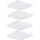 ETC Shop LED Decken Panel 4er Set quadratisch weiß
