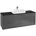 Waschtischunterschrank F44200GK 160x60 3cm Abdeckplatte black matt Anthracite Matt