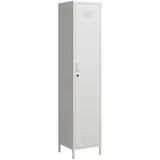 [en.casa] Kleiderschrank Seinäjoki 180x38x38 cm Weiß
