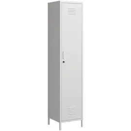 [en.casa] Seinäjoki Kleiderschrank 180 x 38 x 38 cm Weiß