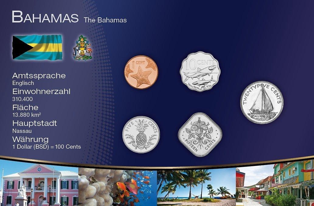 Kursmünzensatz "Bahamas"