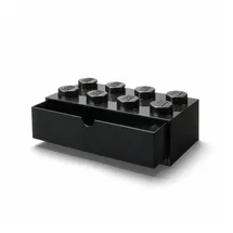 nhg gmbh Room Copenhagen Aufbewahrungsbox Lego Schreibtischschublade 8-tlg. schwarz