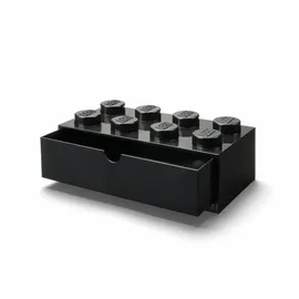 nhg gmbh Room Copenhagen Aufbewahrungsbox Lego Schreibtischschublade 8-tlg. schwarz