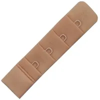 Miss Perfect BH-Verlängerung W2G50500-38, mit 1, 2, 3 oder 4 Haken und softer Plüschrückseite beige 1 Haken 1,9 cm Breite