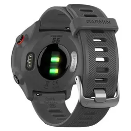 Garmin Forerunner 55 mit Silikon-Wechselarmband dunkelgrau/schwarz