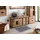 MASSIVMOEBEL24.DE Waschbeckenunterschrank Mango 120x40x60 natur lackiert RAILWAY 177