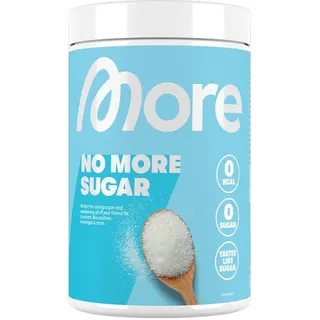 MORE No More Sugar, 1 kg, Zuckerersatz aus Stevia und Erythrit, ohne Kalorien & ohne Zucker