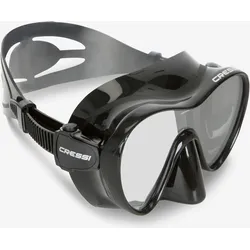 Tauchmaske Damen/Herren Frameless F1 schwarz Einheitsfarbe .