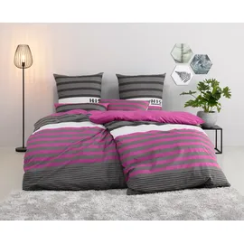 OTTO home Majoran Polycotton recycelt beere 200 x 200 cm + 2 x 80 x 80 cm