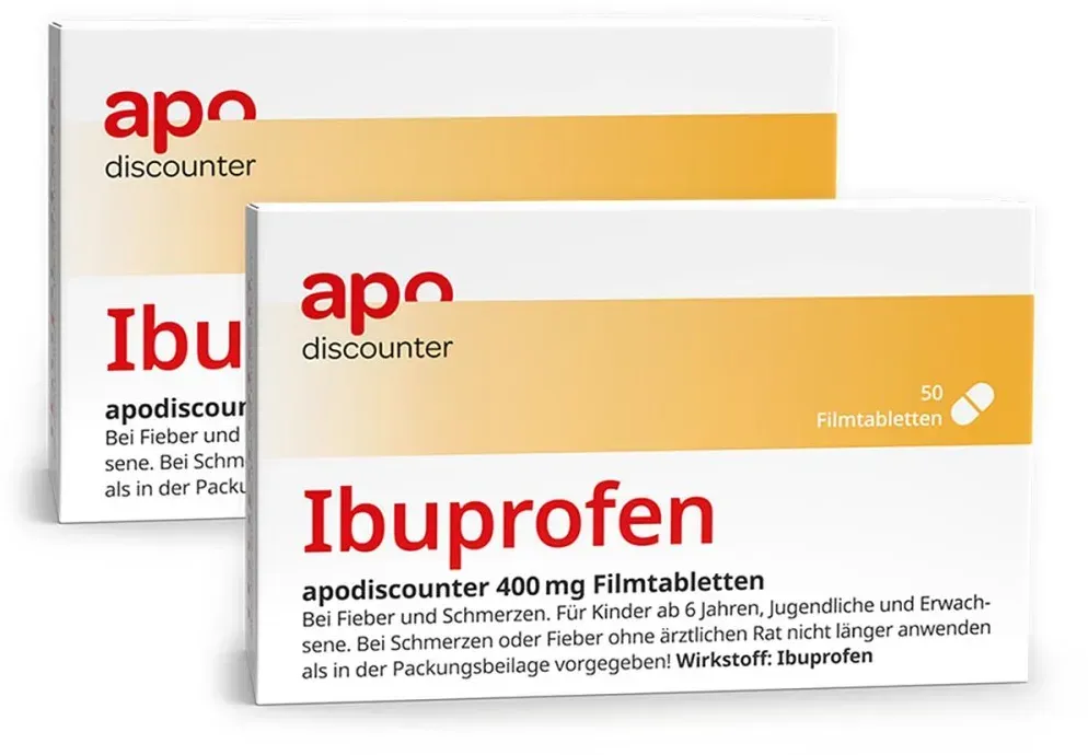 Ibuprofen 400 mg Schmerztabletten von apodiscounter