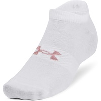 Under Armour Essential Füßlinge 100 - white/white/retro pink M