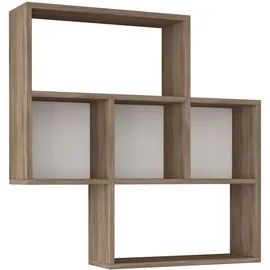 dema home Wandregal Maybe 85 x 20 x 85 cm Braun