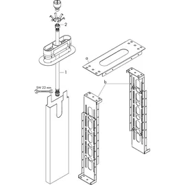 Hansgrohe sBox Grundkörper Wannenrand- und Fliesenrand 13560180