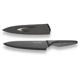 Echtwerk Kochmesser Black Steel schwarz, Klinge: 20,0 cm, 1 St.