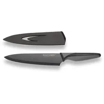 Echtwerk Kochmesser Black Steel schwarz, Klinge: 20,0 cm, 1 St.