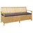 vidaXL Sitzbank mit Stauraum Grau 170 x 63 x 84 cm