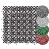 Andiamo Terra Sol schwarz 38 x 38 cm 7 St.