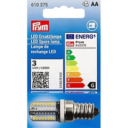 Prym LED Ersatzlampe für Nähmaschine, mit Schraubfassung E14