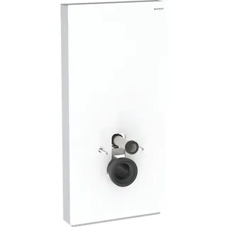 Geberit Monolith Sanitärmodul für Wand-WC 101 cm, Glas weiß