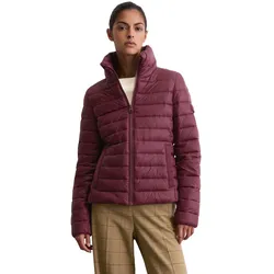 Outdoorjacke MARC O'POLO "mit recycelten Materialien", Damen, Gr. 34, rot (aubergine rot), Obermaterial: 100% Polyamid, unifarben, casual, tailliert, Langarm, Jacken
