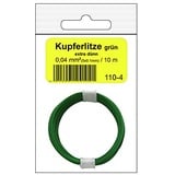 Donau Elektronik 110-4 Litze 1 x 0.04mm2 Grün 10 m