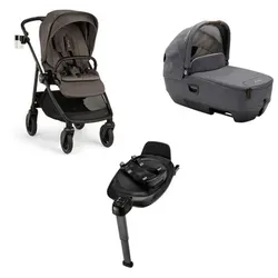Nuna Kinderwagen SwivTM next Thunder inklusive CARITM next Granite & BASETM next