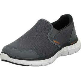 SKECHERS Slipper Slipper Kunstleder/Mesh - Grau Gr.: 42