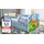 raumhirsch furniture Kinderbett Safari 80 x 180 cm Holzwerkstoff blau