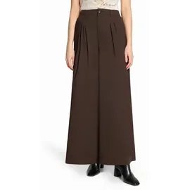 Cartoon Casual-Hose mit Bundfalten Braun 40