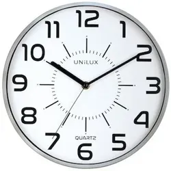 Wanduhr POP, 28cm, grau, 400094283, inkl. Batterien, schleichende Zeiger