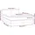 vidaXL Boxspringbett mit Matratze Dunkelgrau 140x200 cm Stoff - Grau