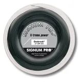 Signum Pro Unisex – Erwachsene Outbreak Tennis-Saite, schwarz, 1,18 mm x 200 m