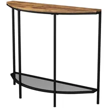 Vicco Fyrk Konsolentisch 92 x 30 x 81,5 cm Schwarz